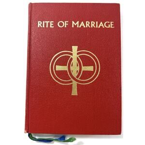 Rite of Marriage Roman Ritual 1970 Catholic Book Publishing Liturgy